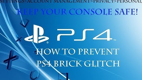 PS4 Console Brick Glitch! How To Prevent & Fix (Change Your Settings!)