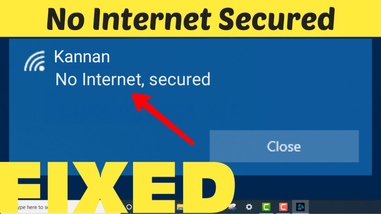Fix No Secured Error Windows 11/10/8/7 Fix