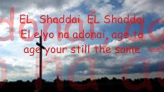 Video thumbnail of "El Shaddai with Lyrics  DWXI PPFI"