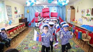 Перестроение На 23 Февраля Под Песню Служить России  В Детском Саду