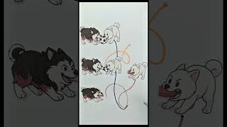 Tug of War Dog Meme line connect puzzle Correct Game ❤️ #trending​ #memes #art screenshot 5