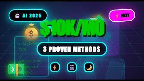 How to Make $10,000/Month with AI in 2025 (3 Proven Methods!)