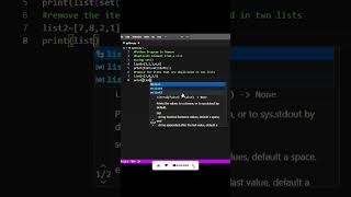 Python program to remove duplicate element from the list #python #shorts