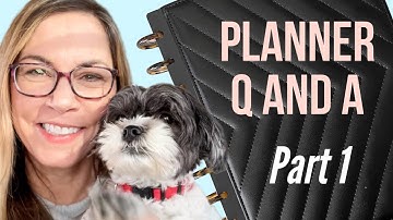 Planner Q and A Part 1 - Answering Your Questions! Planner Tips & Advice - Happy Planner Beginners