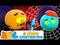 A Bebés Contentos | Cinco arañitas en su telaraña - Canciones Infantiles | All Babies Channel