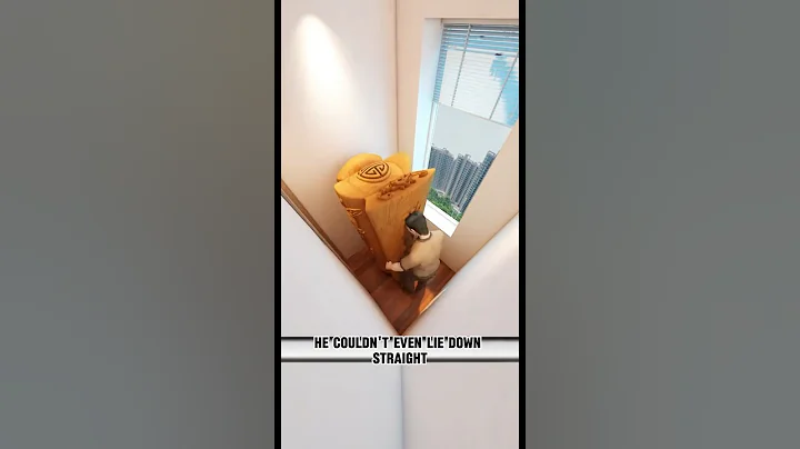 Little Henry designed a coffin size room to a modern house #shorts #homedesign