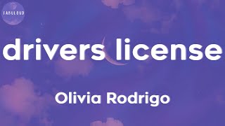 Video-Miniaturansicht von „Olivia Rodrigo - drivers license (Lyrics)“