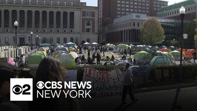 Pro Palestinian Protesters At Columbia University Refusing To Back Down