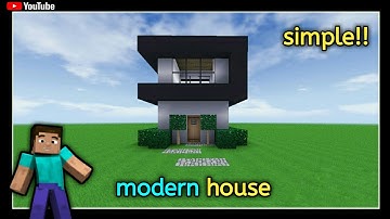 ⬜ mini block craft 3d || how to make a morden house || making modern house in just 2min
