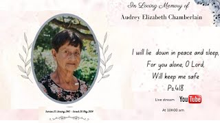In Loving Memory Of Audrey Elizabeth Chamberlain