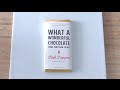 "WHAT A WONDERFUL CHOCOLATE" RAW CHOCOLATE SWEETEST DAY