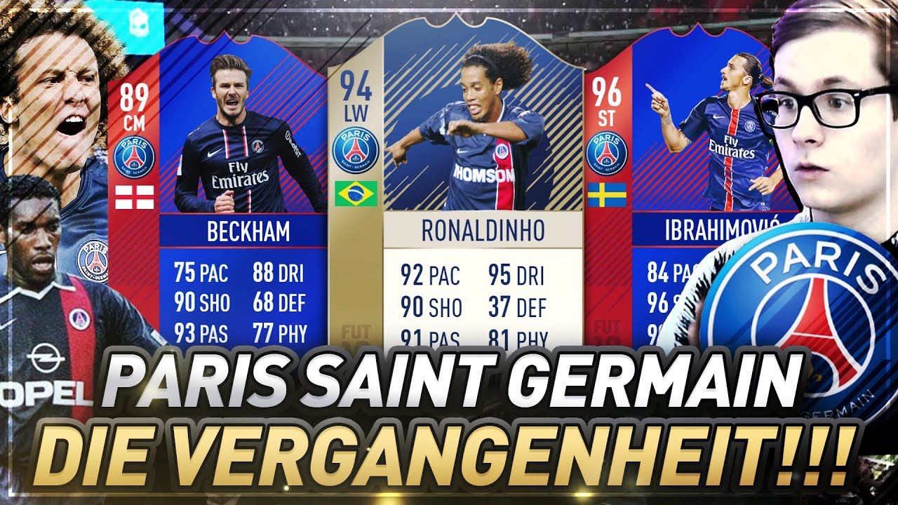 PARIS SAINT GERMAIN DIE VERGANGENHEIT OMG (PSG)!! ⛔️😱🔥 FIFA 18 Ultimate