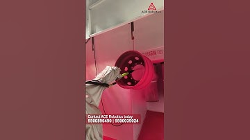 Precision Robotic Painting #machine #manufacturingmagic #industrialautomation