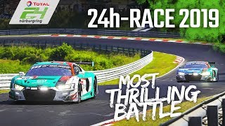 Most THRILLING Battle of the 24h-Race Nürburgring | #4 Team Phoenix vs #29 Team Land