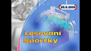 ČT1 - Losování Sportky a Šance - 26.6.2005