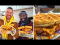 Waffles  chicken  la brigade des fast foods sinscruste  une inauguration de resto   vlog 1378