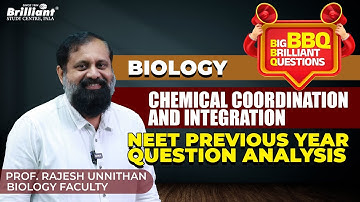 Expected Questions from Previous NEET | Chemical Coordination and Integration | BBQ 2024