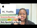 Specialist at Apple interview Questions AND Tips!
