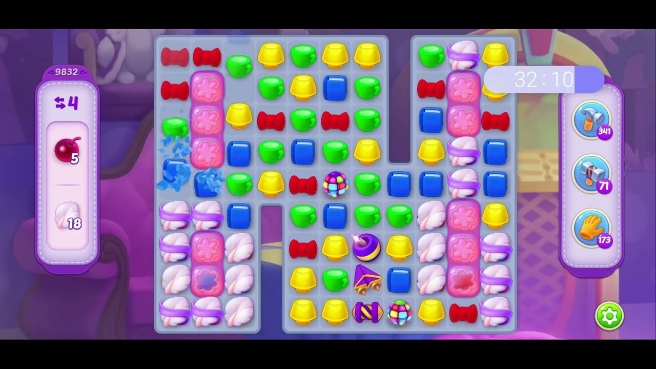 Homescapes Level 9832  -- No cheats