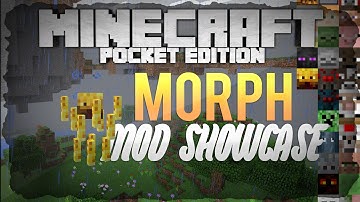 (0.12.1) Minecraft Pocket Edition: BECOME A MOB?! | Morph Mod Showcase (Advanced GUI)