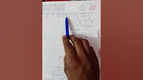 Find the Percentage increase in the area of a triangle if it