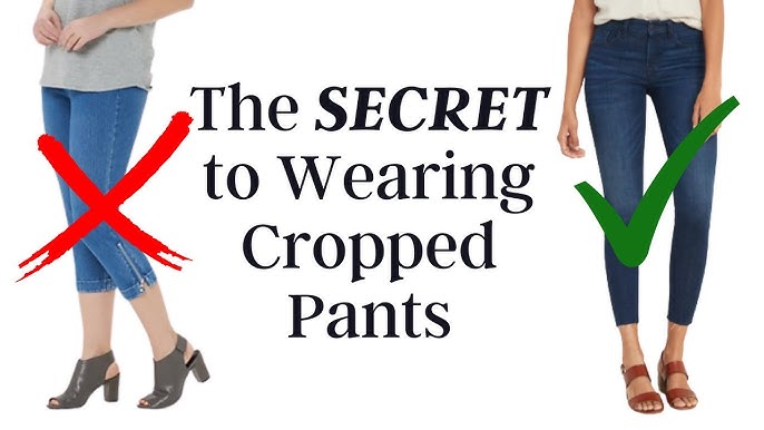 How to wear cropped pants if you have short legs (like me) 