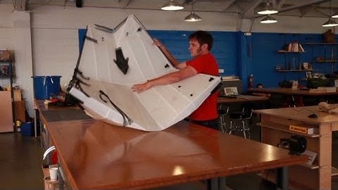 The origami-inspirted folding kayak