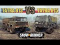 SnowRunner Mod VS Mod | Tatra 813 8x8 vs Tatra 815 8x8