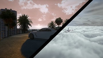 GTA SA - Volumetric Clouds TIMELAPSE (CloudWorks Shader)