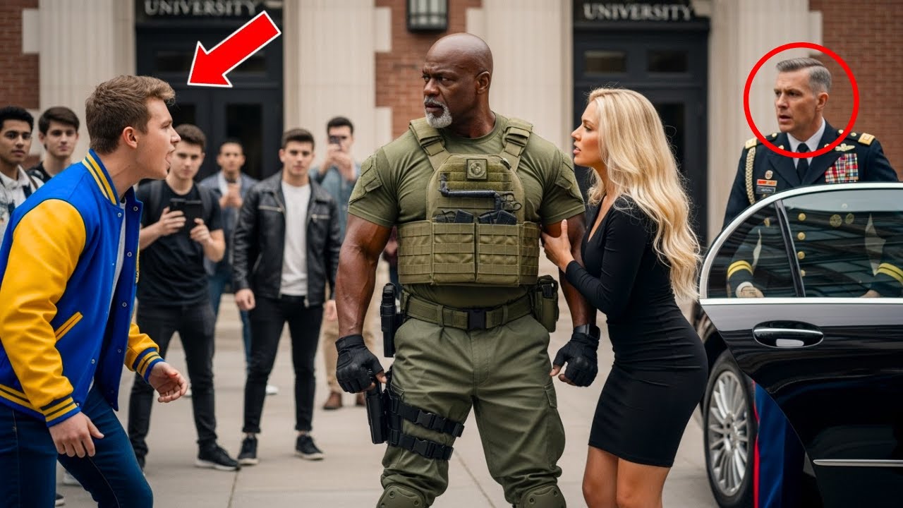 Veterano Di Marina INTERVIENE Quando Un BULLO Attacca Ragazza — Senza Sapere Che È Figlia Del GEN...