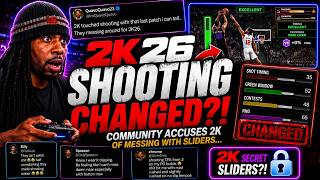 2K26 SECRETLY CHANGED SHOOTING?! 👀 COMMUNITY GOING CRAZY | NBA 2K26 NEWS UPDATE