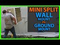 How To Wall Mount a Mini Split Outdoor Condenser Unit