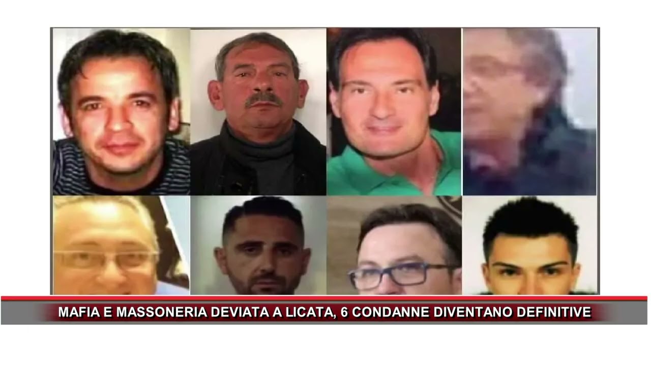 MAFIA E MASSONERIA DEVIATA A LICATA, 6 CONDANNE DIVENTANO DEFINITIVE