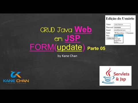 Como Fazer um CRUD Java Web JSP  - Construindo um FORM para editar um usuário - Parte 05