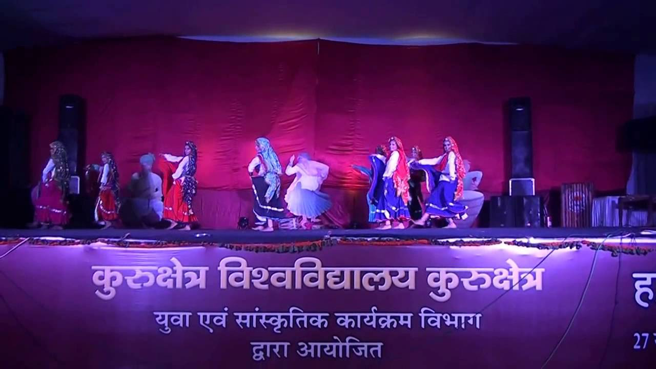 Ratnawali Haryanvi Group Dance  Dhaakd Danec  UTD KUK  2014  Kurukshetra University