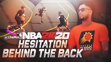 *NEW* GLITCHY HESITATION BEHIND THE BACK DRIBBLE MOVE IS UNGUARDABLE NBA 2K20! BECOME A DRIBBLEGOD