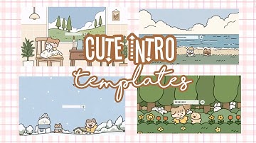 Cute Intro Templates No text I Free to use