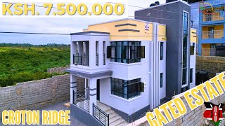 EPIC!!!!!!! Touring The CHEAPEST 4BR Mansion in KENYA @ONLY Ksh.7.5M