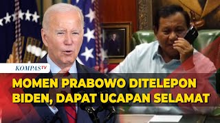 Momen Prabowo Subianto Ditelepon Presiden Amerika Serikat Joe Biden, Dapat Ucapan Selamat