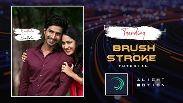 Trending Instagram brush stroke Lyric Video editing 🔥|(simple) Alight motion tutorial 😮|Master Tech