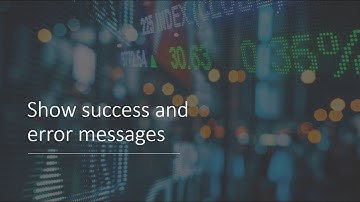 User Application (React | Redux | Axios) - 42. Show success and error message