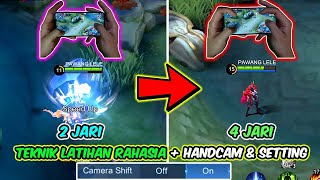 TUTORIAL LATIHAN SELENA TIKTOK 2 JARI / 3 JARI / 4 JARI   CAMERA SHIFT [HANDCAM] - Mobile Legends