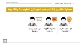 طرق تدريس اللغة العربية  5-   مهارات تعليم التعبير الكتابي