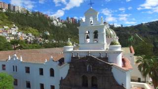 Iglesia De Guapulo - Quito Ecuador Toma Aérea