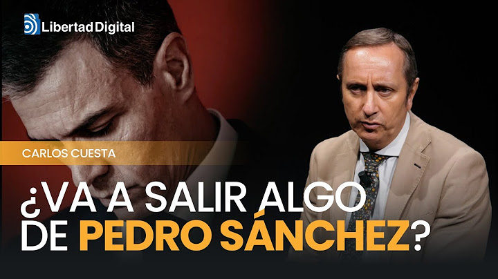 ¿Va a salir algo de Pedro Sánchez? ¿Un audio?
