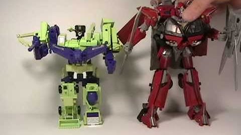 Encore Devastator and XP-1 Power Parts Review Part 8 - G1 Parts Devastator
