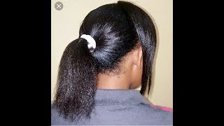 Jinsi Ya Kungarisha Na Kulainisha Nywele Kavu.