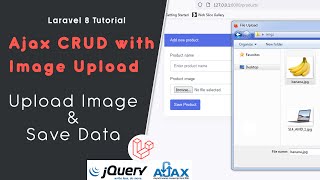 Laravel 8 Ajax CRUD with Image Upload - #1 Upload and Save data