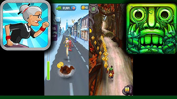 Temple Run 2 Lost Jungle Vs Angry Gran Run - Endless Run Game Play Android iOS D14022022