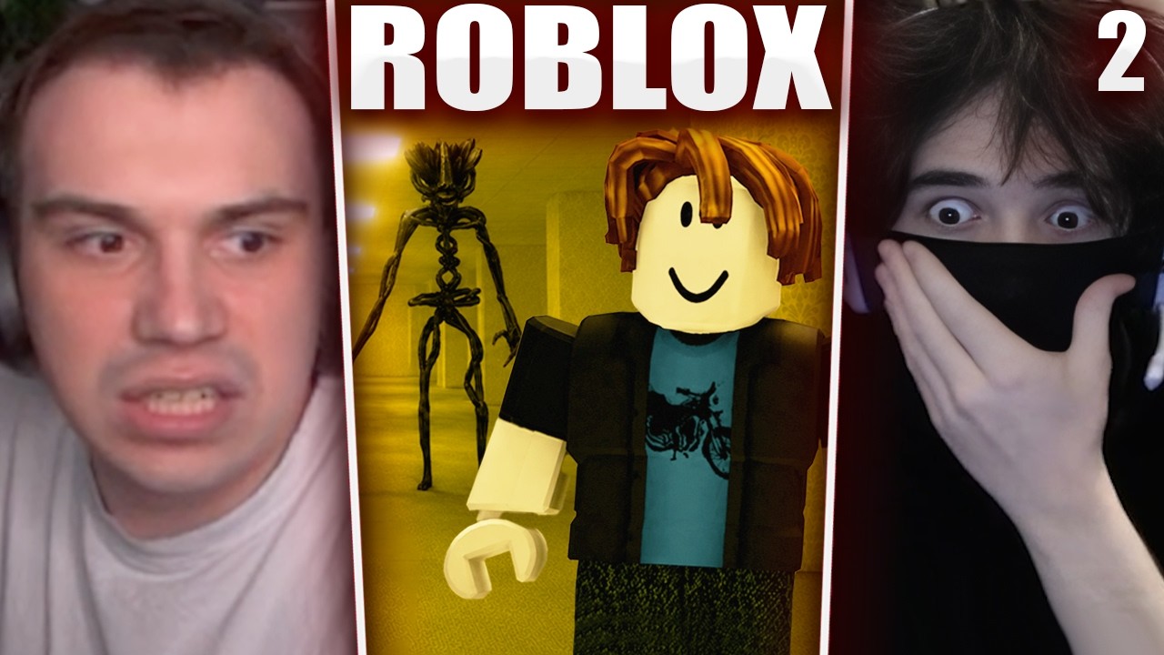 ГЛЕБ ИГРАЕТ в ROBLOX #2 (Backrooms, Скалолазание, Игра в кальмара) | Sasavot
